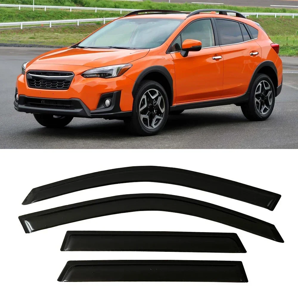 

for SUBARU XV Crosstrek GT 2017 2018 2019 2020 2021 2022 2023 Wind Deflectors Rain Guards Door Visor Vent Shades Window Visor