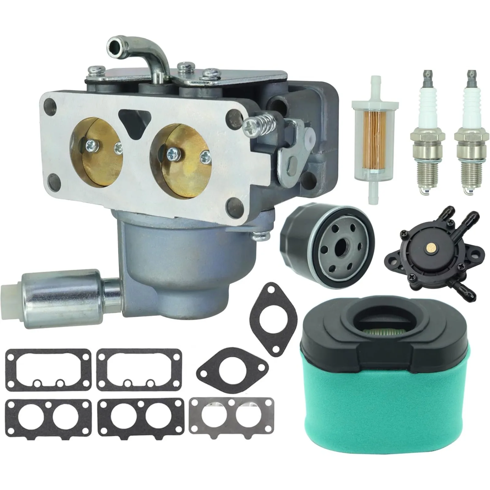 MIA11461 Carburetor Compatible with For John Deere X140 X165 Z235 Z245 Z255 Z425ZTrak Mower Engine with Air Filter Fuel Pump Kit