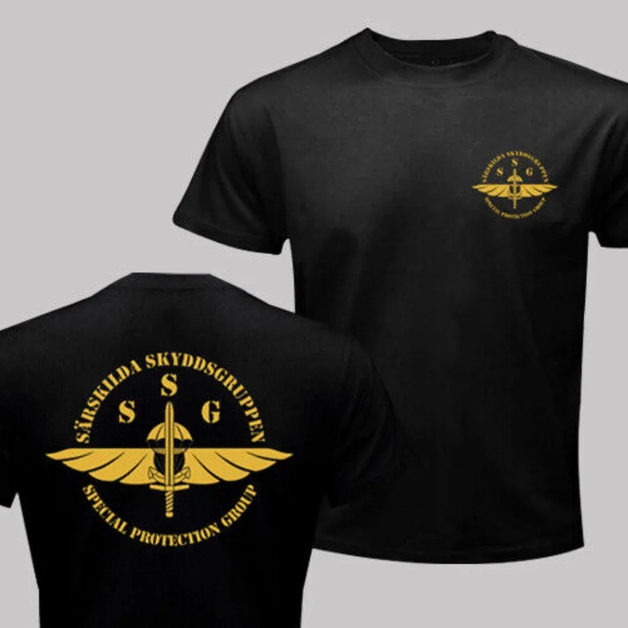 Sweden Special Protection Group SSG Särskilda Skyddsgruppen Military T-shirt Short Sleeve Casual 100% Cotton Men T Shirts