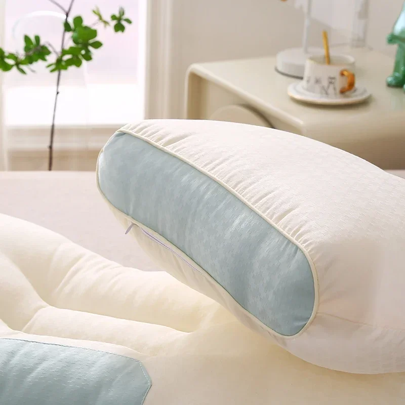 1pc Quality Memory Neck Pillow Slow Rebound Comfortable Soft Polyurethane Pillow Core For Anti-snoring Nec