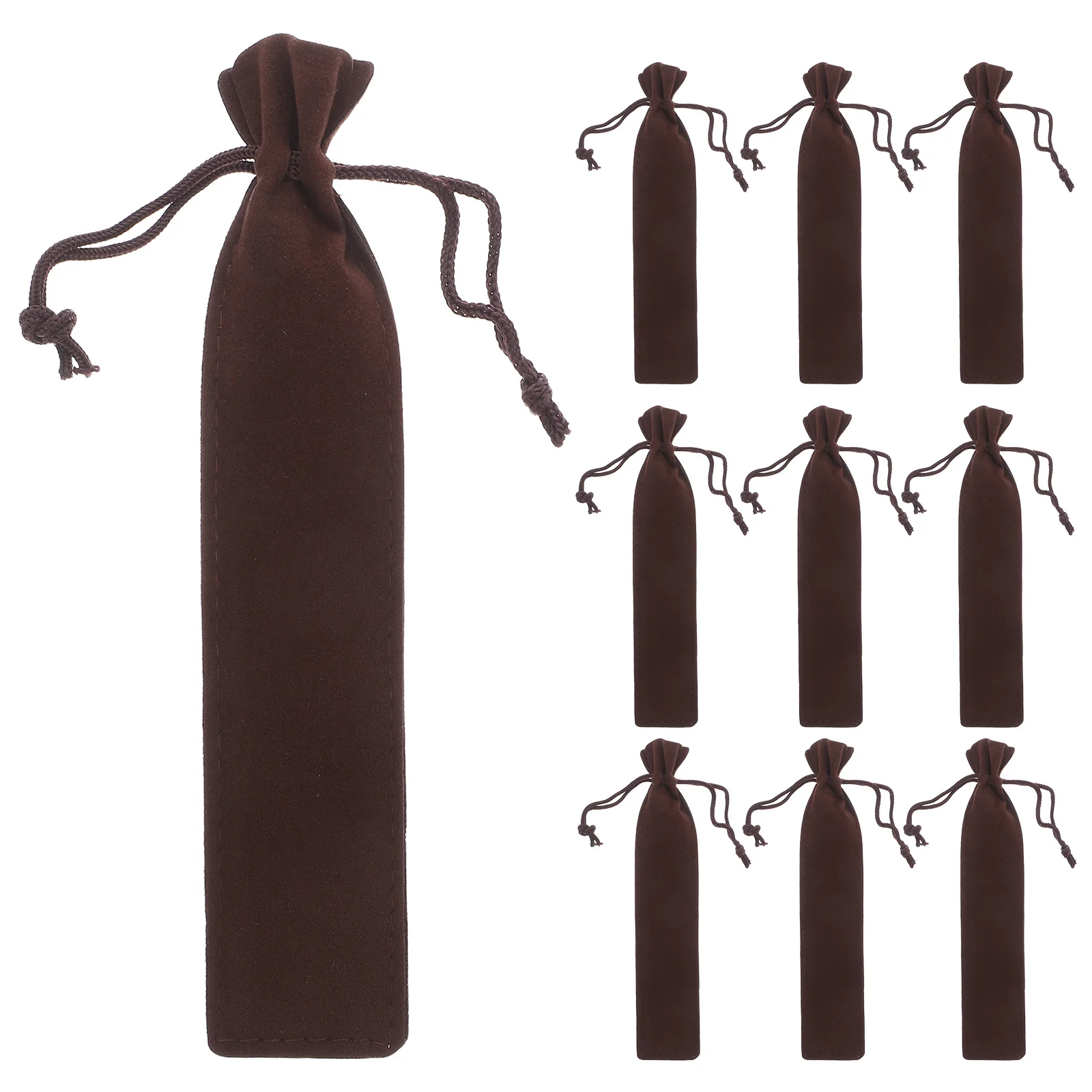 

35Pcs Drawstring Pen Pouch Reliable Protection for Stationery Multi Use Desk Travel Organizer Sleeve for Daily Use