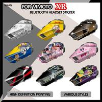 Motorcycle Helmet Bluetooth Headset Color Decal for Vimoto XR Bluetooth Headset Decorative Decals Multiple Styles To Choose From