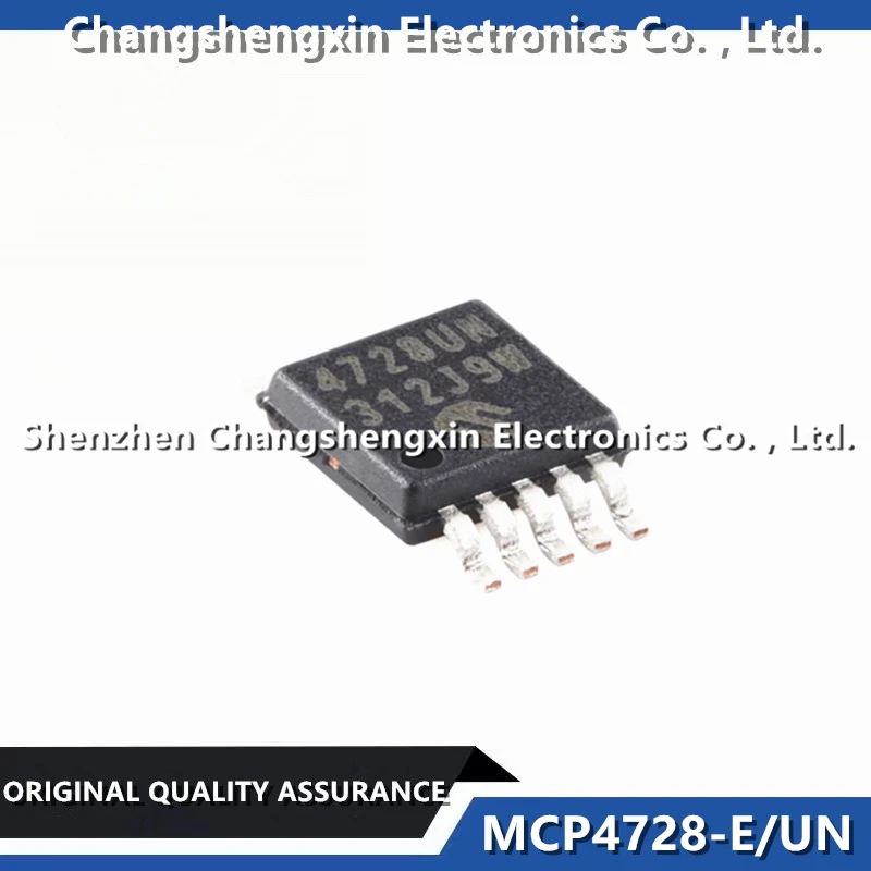 

10 шт. новый оригинальный MCP4728-E/UN 12-битный цифро-аналоговый преобразователь 4 10-MSOP