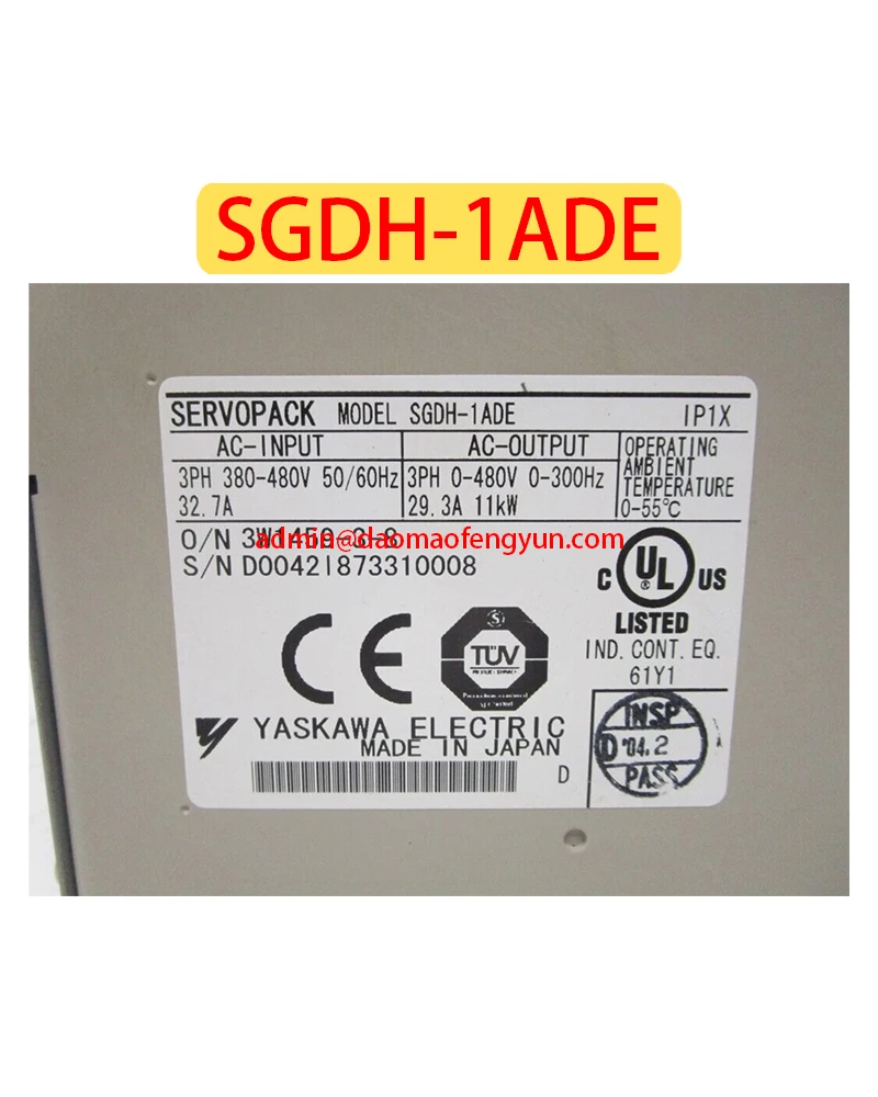 

Оригинальный, подлинный, абсолютно новый сервопривод SGDH-1ADE, SGDH 1ADE, быстрая доставка.