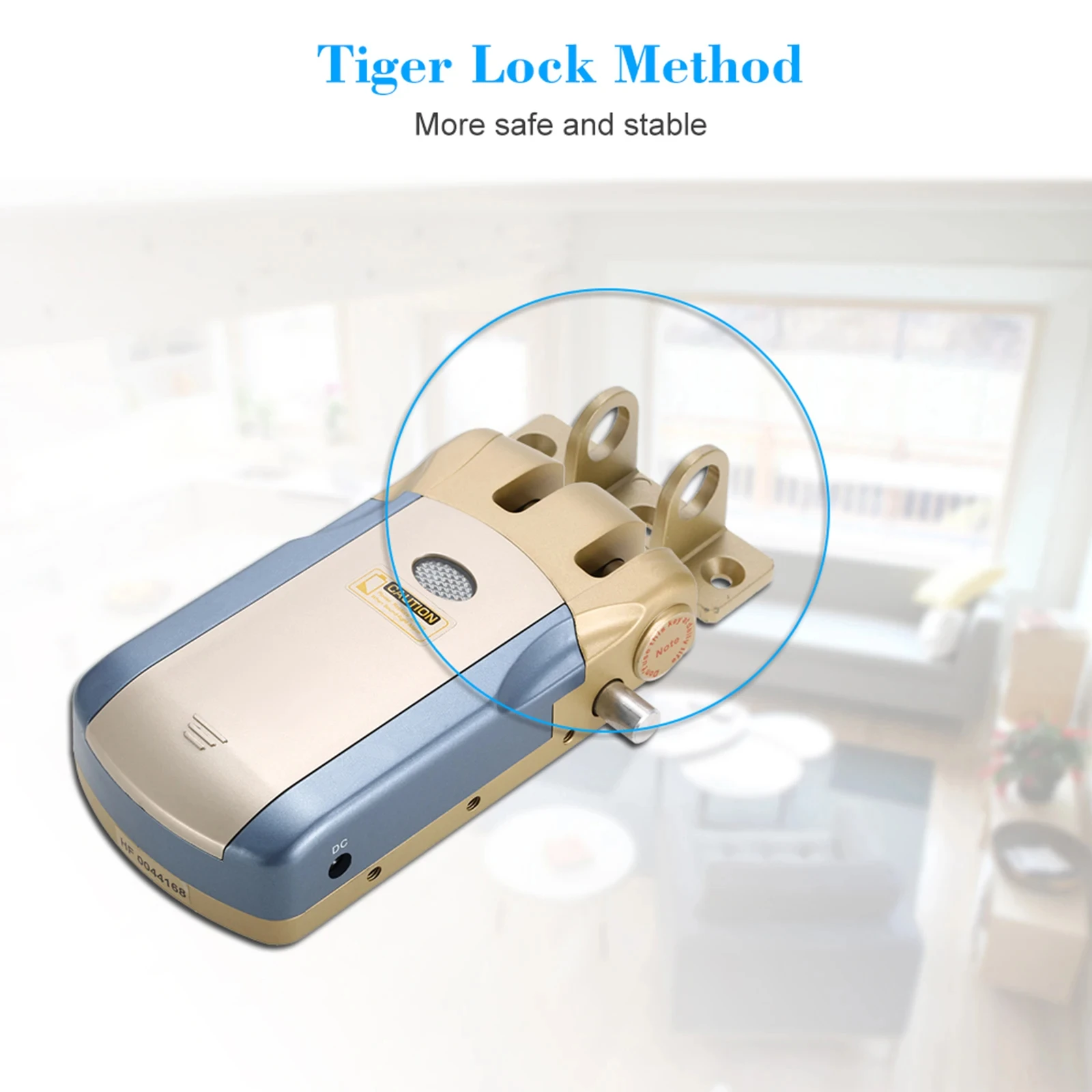 WAFU Cerradura Iinteligente Invisible Intelligent Keyless Door Lock Smart Hidden Smart Security Door Lock for Home Hotel Office