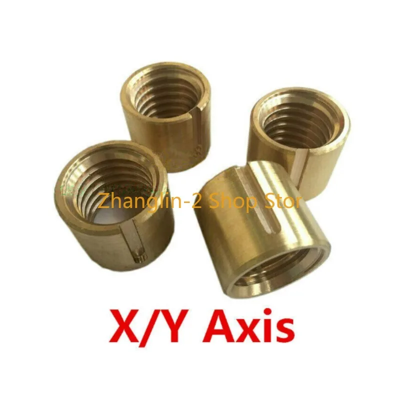 

2pcs Milling Machine Brass Cross Feed Copper Nut YX Axis CNC Mill Tools