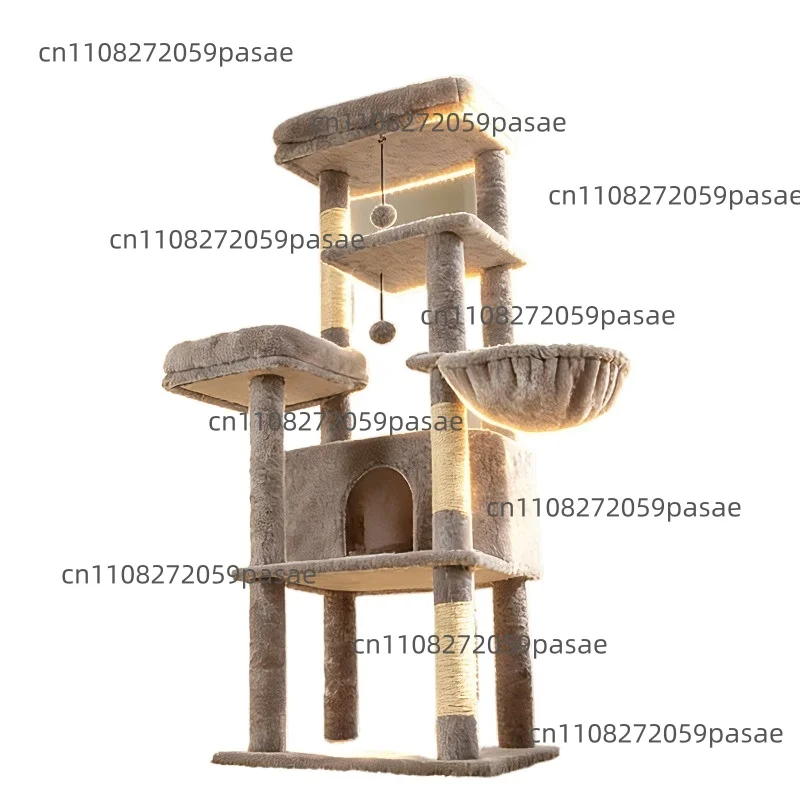 Cat Tree Large Multi-Level Cat Tower with Scratching Posts and Perch Cat Condo Furniture