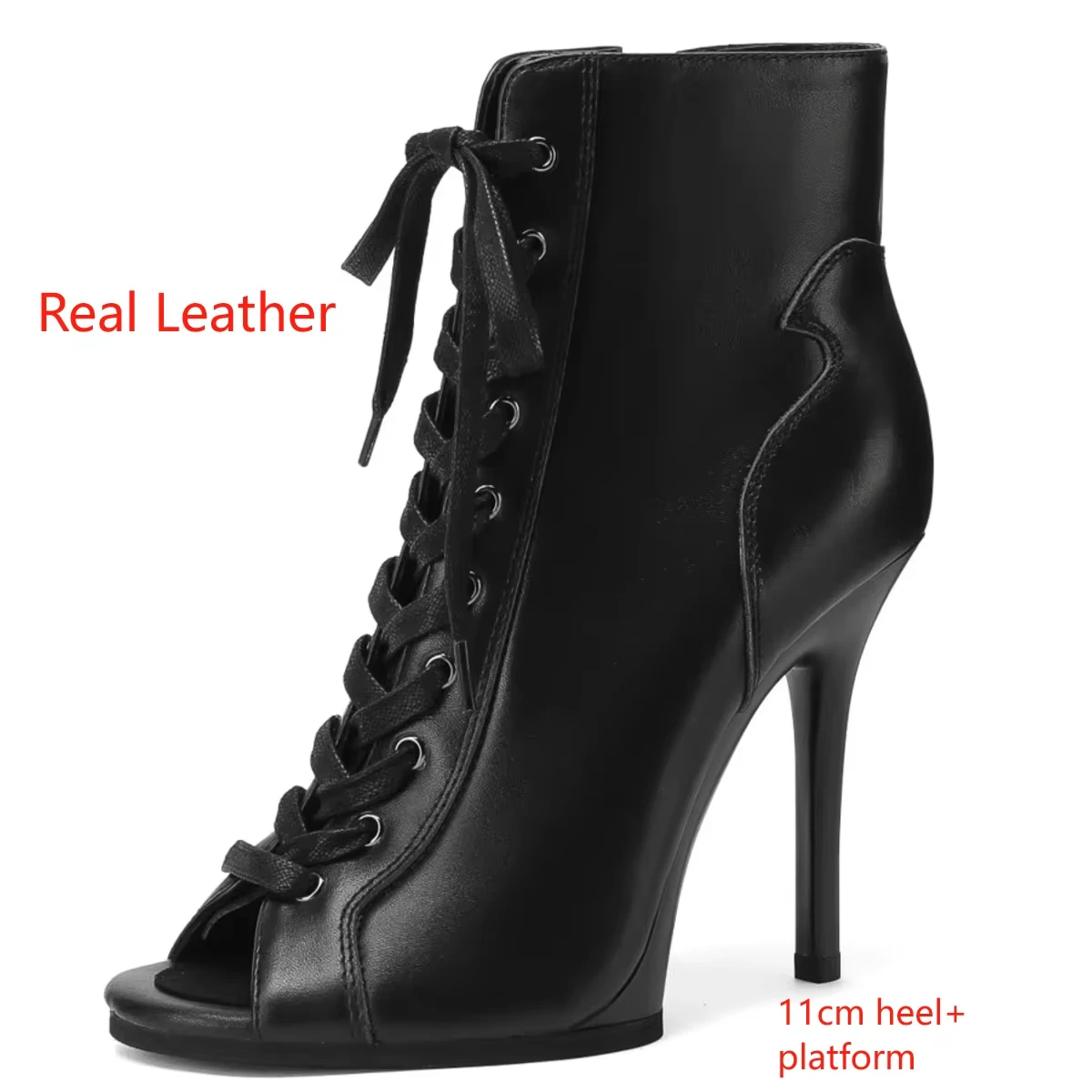 9,5 cm & 11 cm Plateau-Tanzschuhe auf Lager, PU-Leder, stabile lateinamerikanische Tanzschuhe, Gummisohle, für drinnen und draußen geeignet. – Detail 8