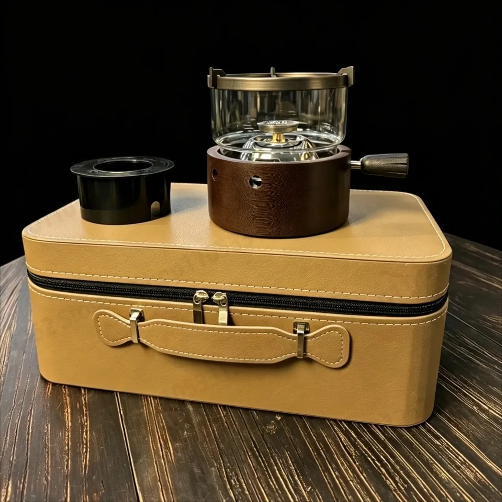 6-006 Portable Windproof Gas Stove Camping Tea Burner Foldable Mini Cooker for Travel