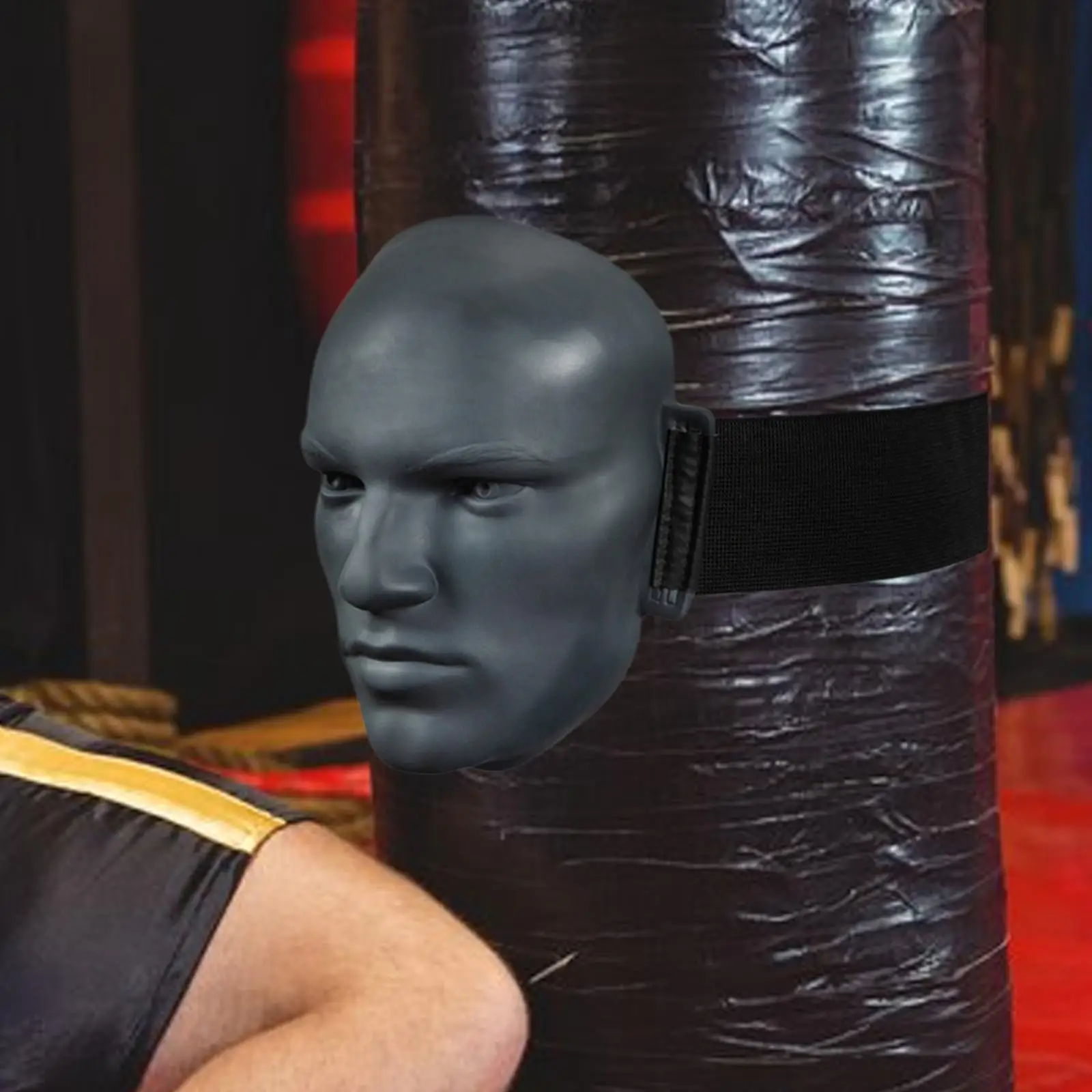 Boxing Mask Target Silicone Human Head for Heavy Bag Training Anti Slip Concave Fit Hook Uppercut Punch Equipment