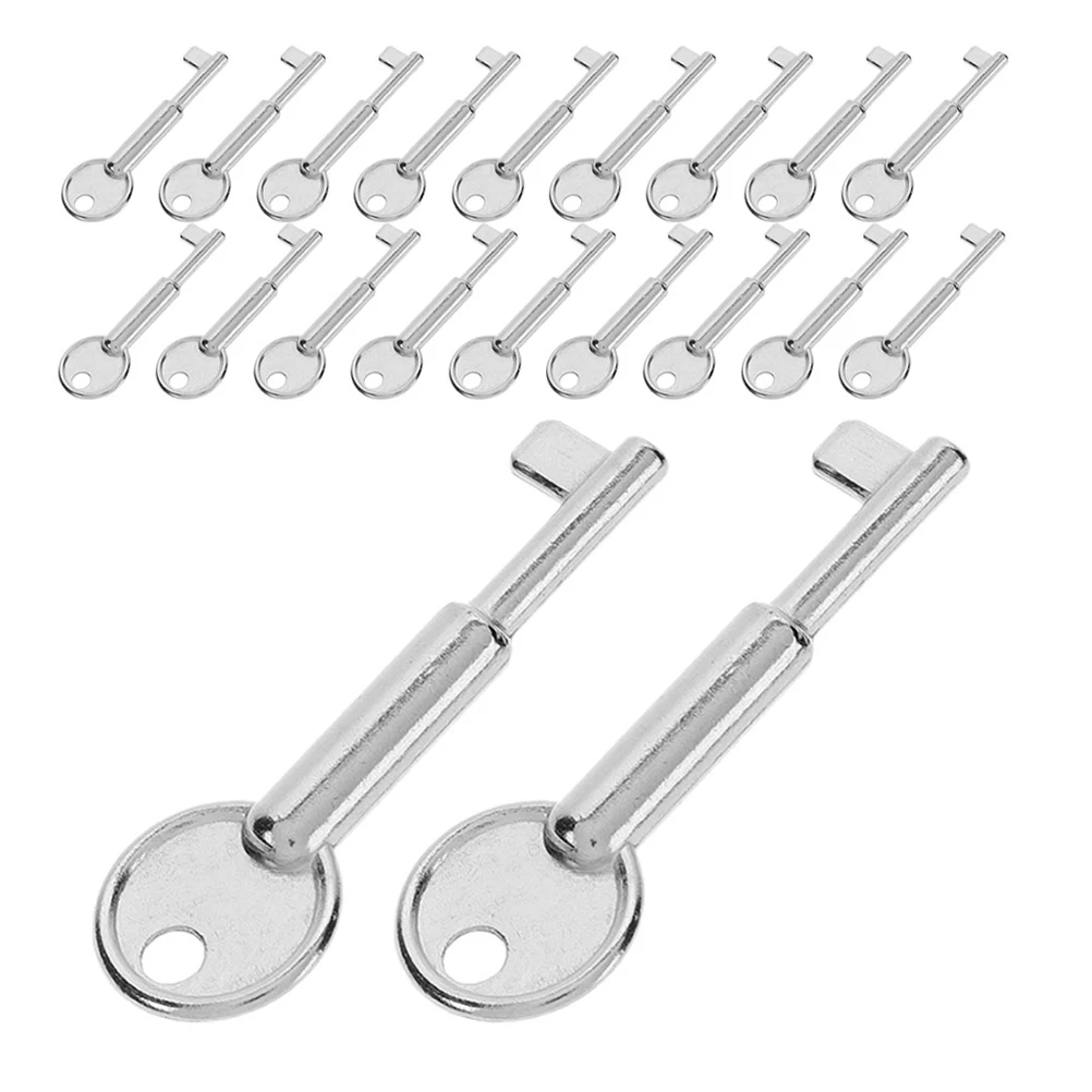 

25pcs Emergency Button Key for 86-type Switches Compact Design Alarm Systems Silver Replacement Stop Push