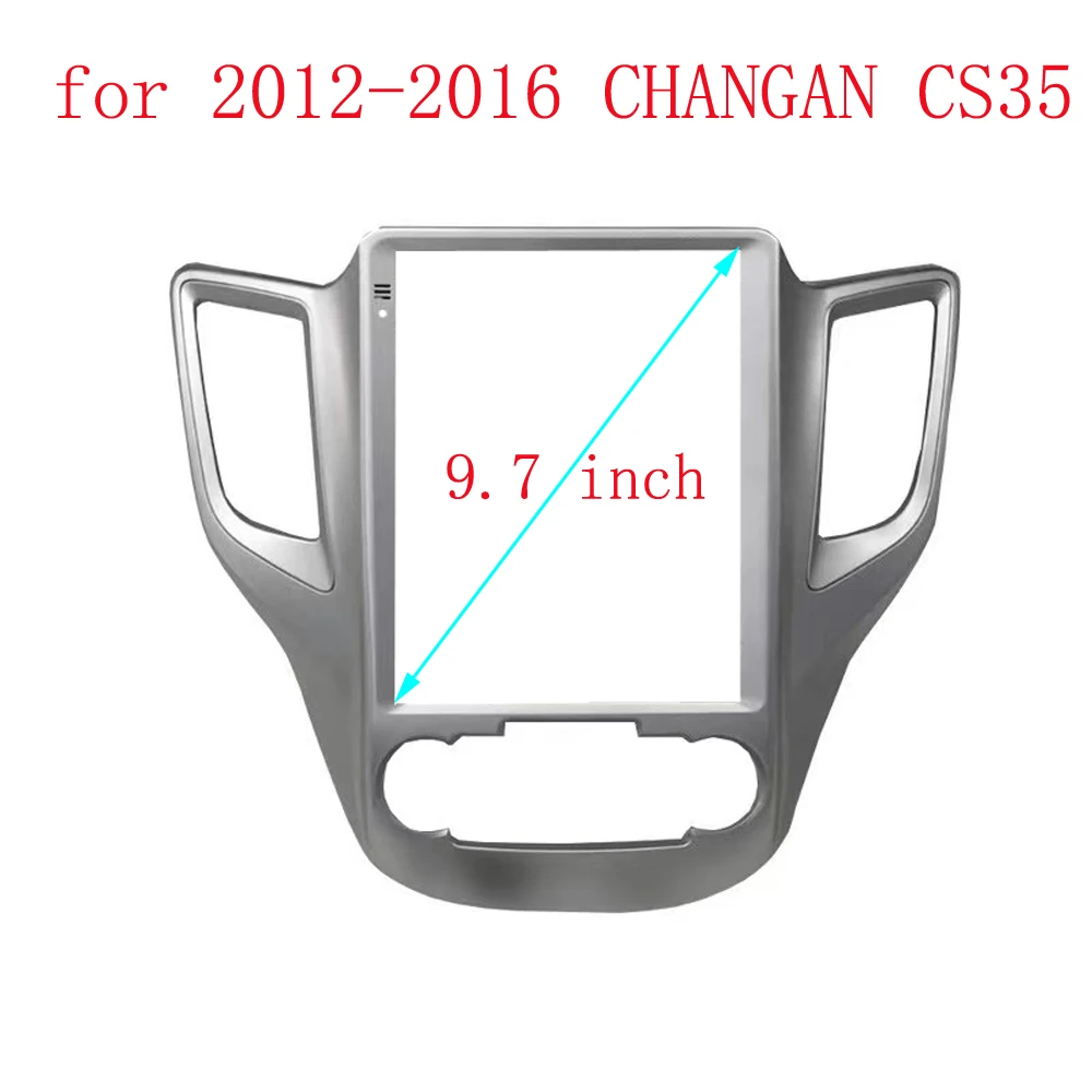 9.7 Inch Car Radio Fascias For CHANGAN CS35 2012-2016 Stereo Dash Board Frame Installation 2 Din GPS MP5 Android Player Cover