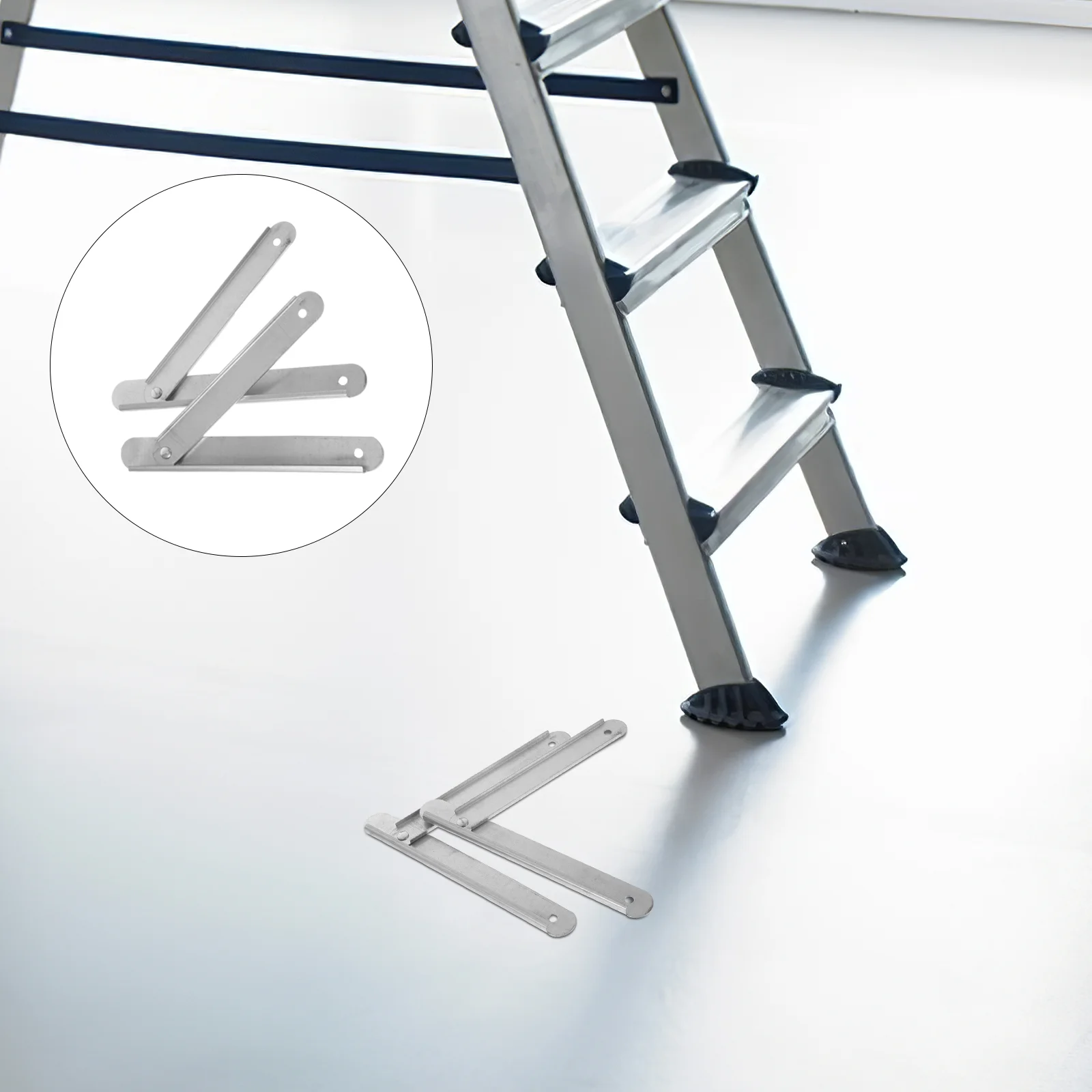 Heavy Duty Hinge Attic Ladder Attachment Lightweight Step Parts Ladders Folding