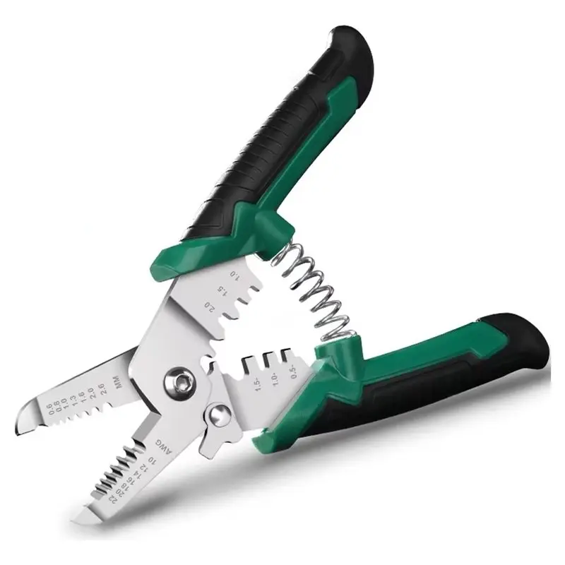 AB66-Multifunctional Wire Strippers Pliers Set For Cutting Stripping Crimping Pulling Scraping Electrician Repair Hand Tool