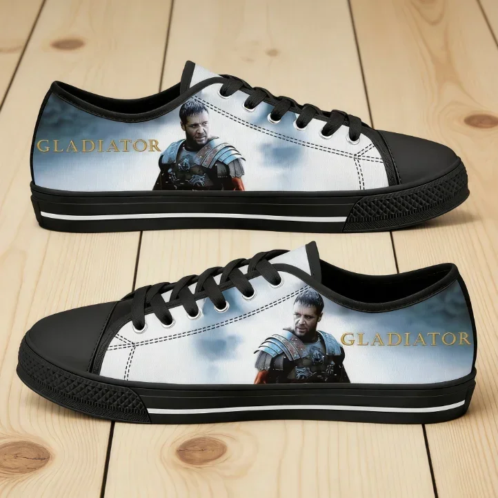 

Custom DIY Gladiator Sneakers | Unisex Low Top Canvas Casual Shoes for Men & Women