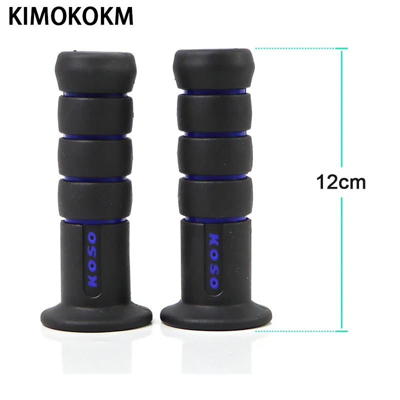 Motorcycle KOSO Handlebar Grips PVC Motocross Handle Bar Rubber Hand Grip Dirt Bike Universal For YAMAHA KAWASAKI HONDA SUZUKI