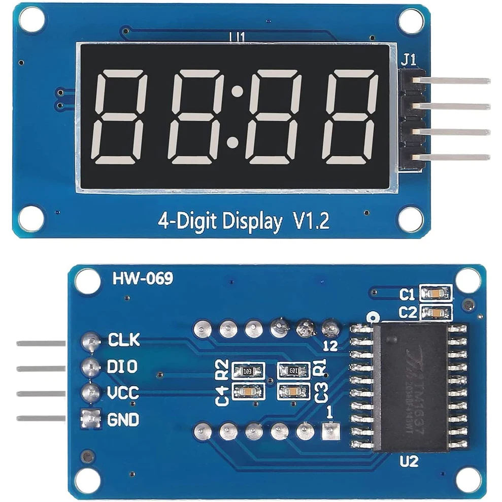 TM1637 LED Display Module For Arduino 7 Segment 4 Bits 0.36 0.56 Inch Clock RED Anode Digital Tube Four Serial Driver Board Pack