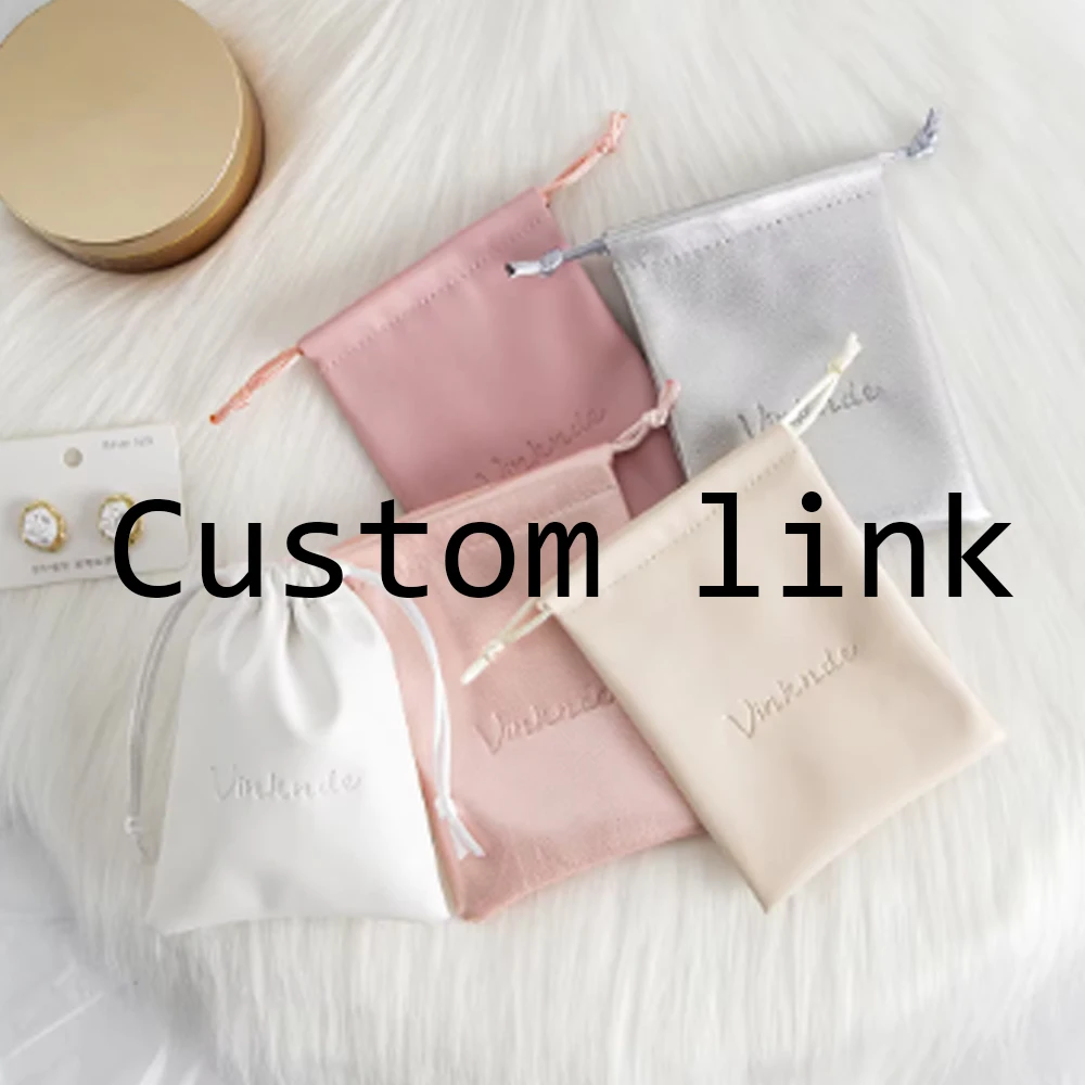 Custom Link for 1500PCS #76 Number Silk Satin Bag With Logo