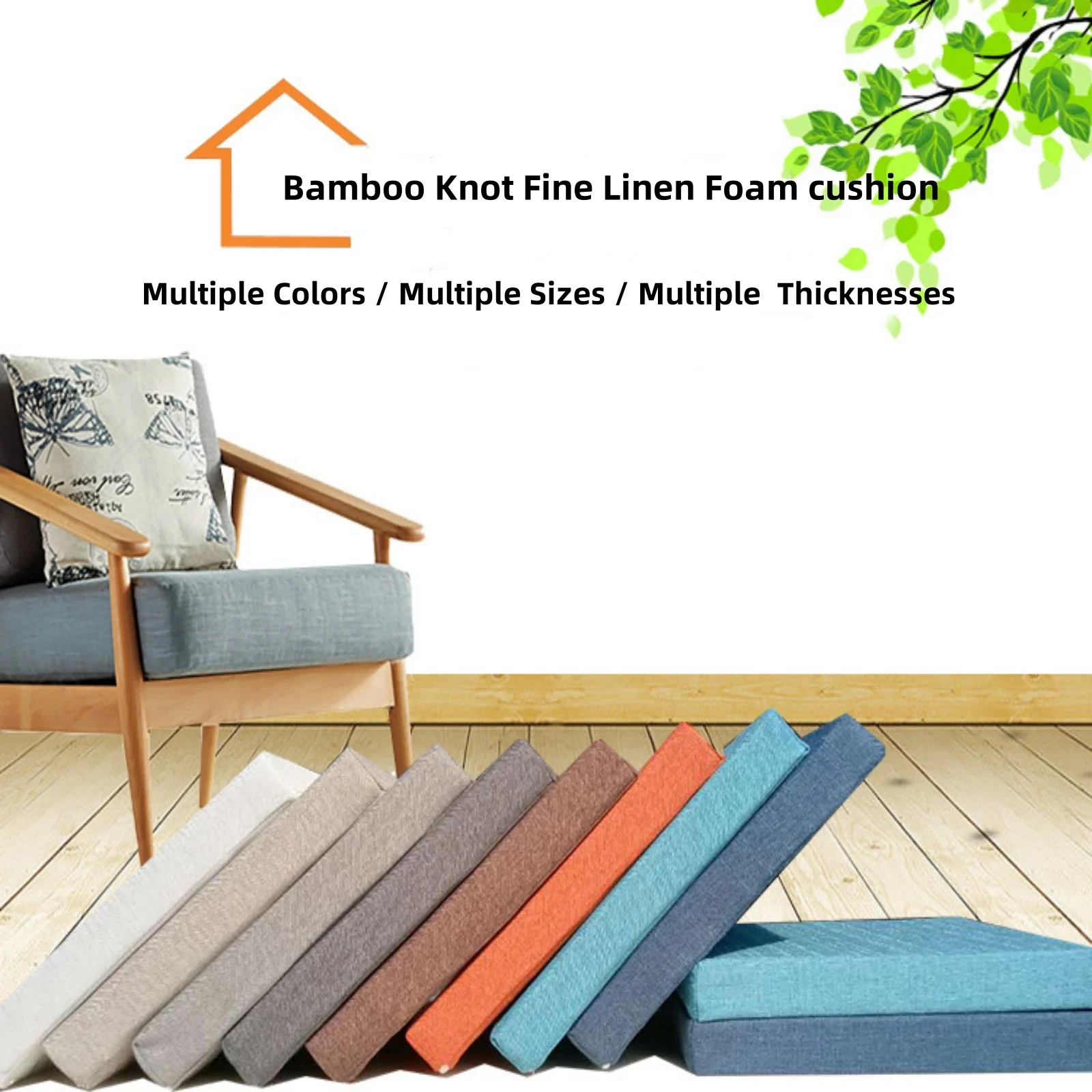 Chenille Custom Bench Cushion Velvet Seat Pad Long Mattress Sofa Chair Seat Pad Garden Shoe Box Bay Window Pads Swings Pillow