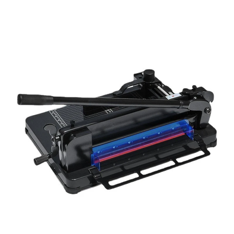 858A4 Heavy Duty Manual Paper Cutter, Thick Layer Trimmer, Small Office Paper Cutting Equipment