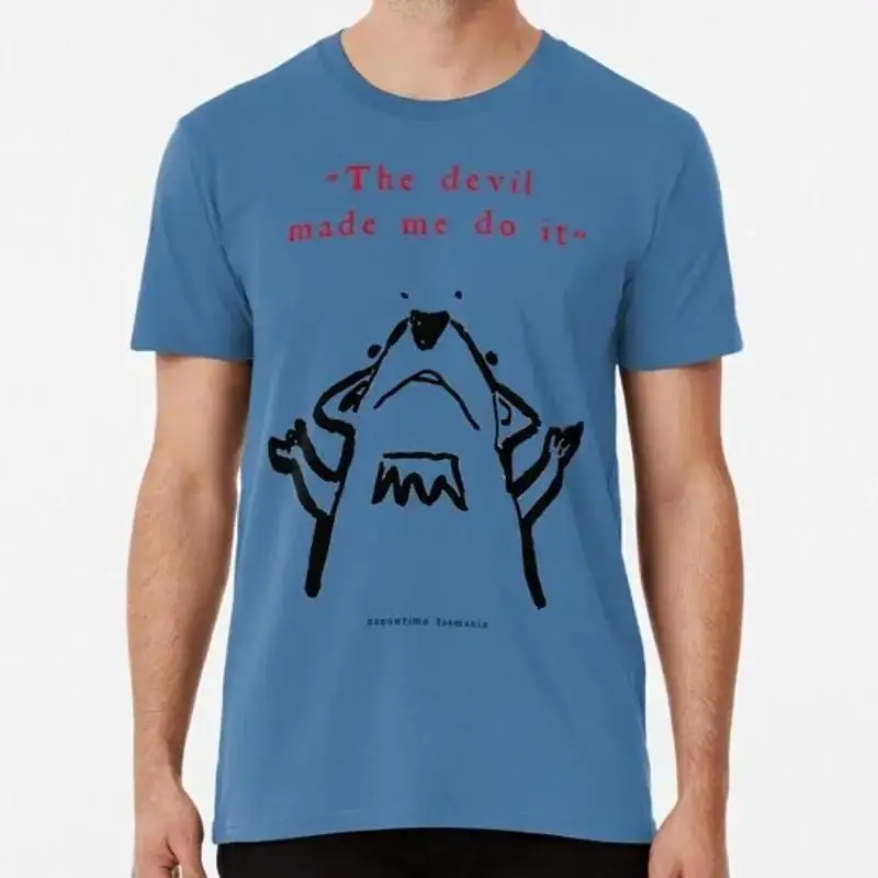 Nanowrimo Tasmania Devil Made Me Do It Ver 1 S to 5XL Made in USA T Shirt