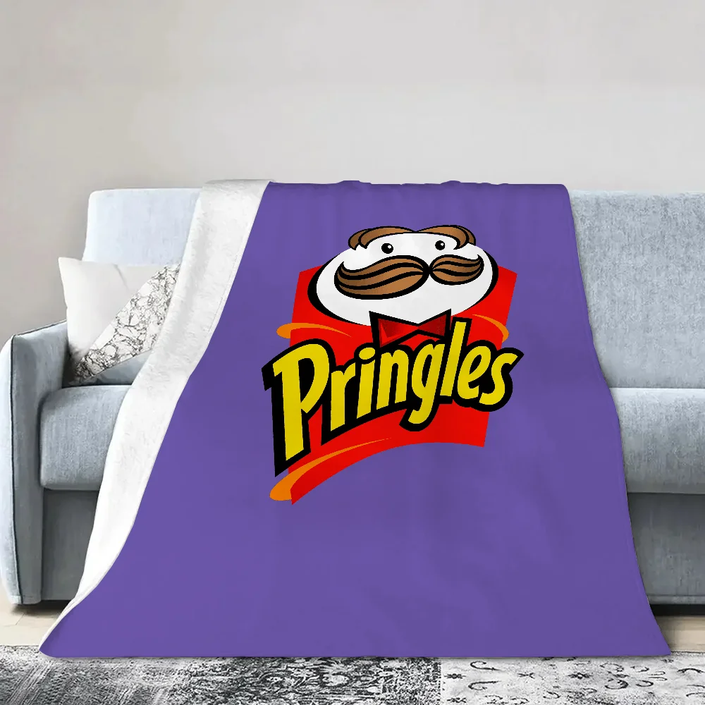 Pringles Niestandardowe koce Sofa Dekoracja Kaptur Koc Łóżko Dzianina Plaid Pościel z mikrofibry Wnętrze domu Ręcznik plażowy Rzut kolanem