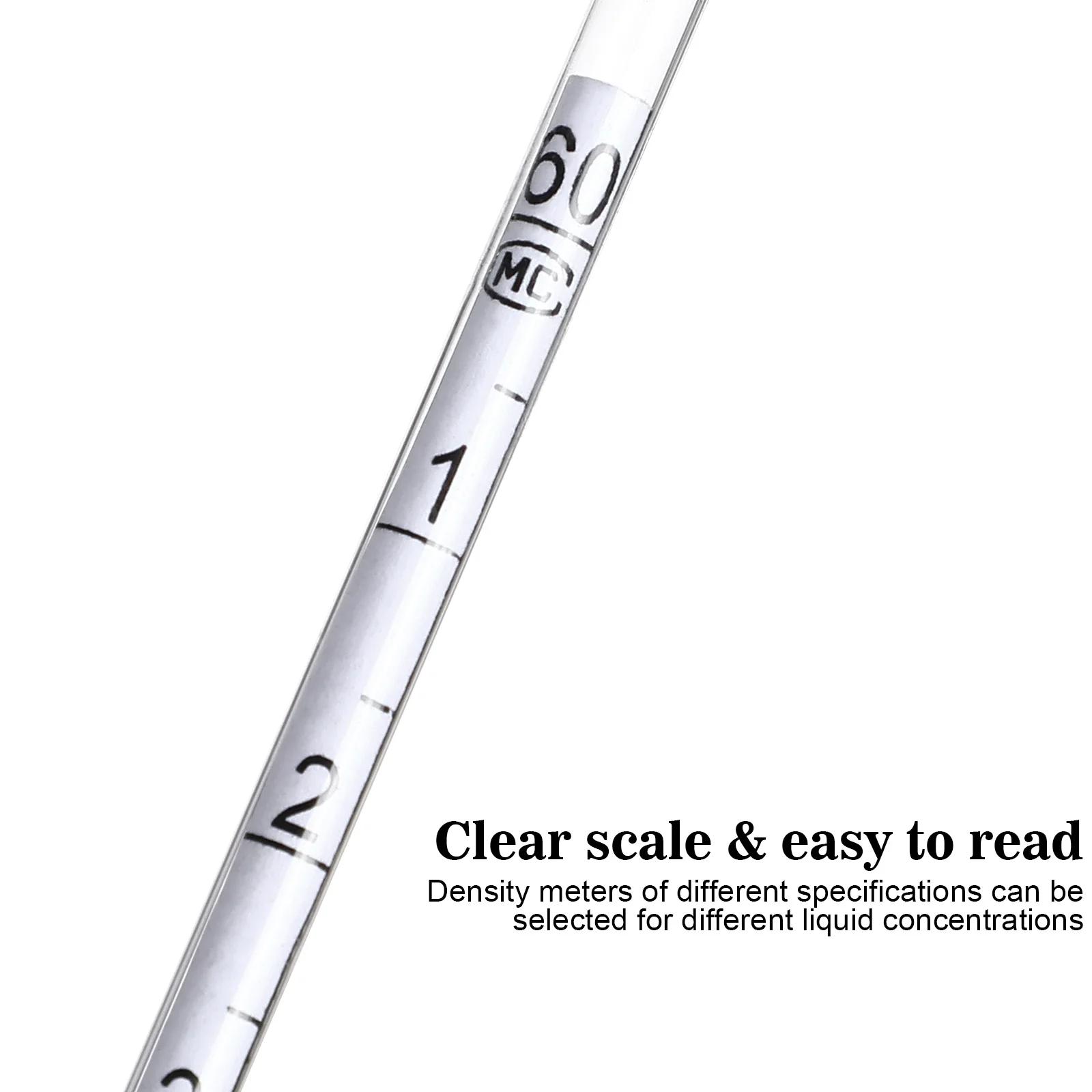 

1Set Maple Syrup Hydrometer Calibrated Syrup Density Kit for Precise Sugar Content Measuring in Home Commercial Kitchens