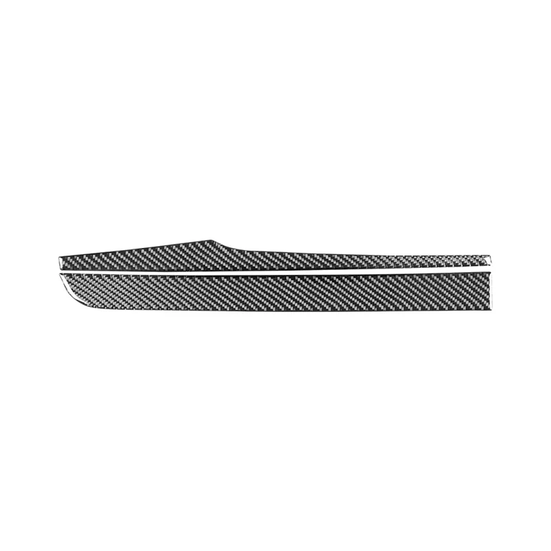 For Lexus GS 2013-2019 Car Interior Accessories Carbon Fiber Auto Co-pilot Storage Box Decorative Strip Trim Cover Stickers