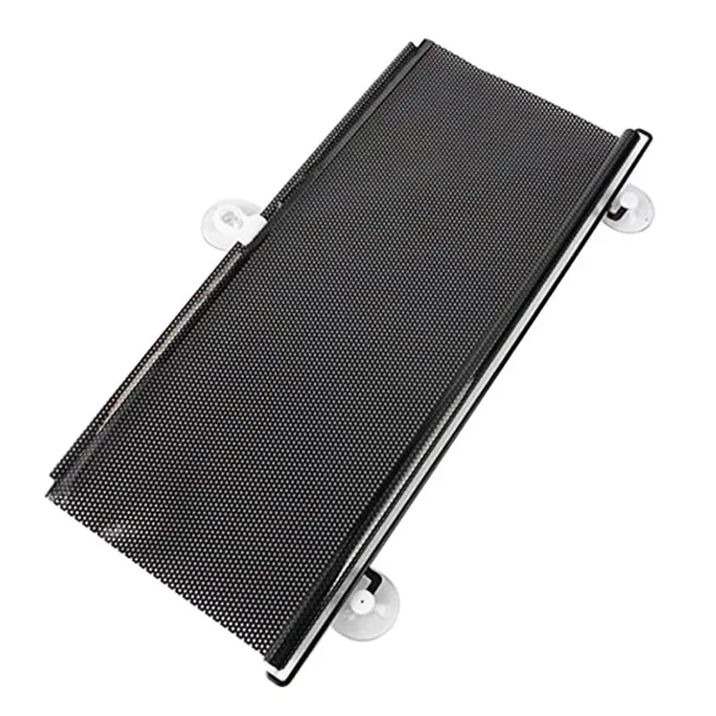 3X Sunshade Roller Blackout Suction Cup Blinds Curtains For Living Kitchen Office Car Window Free-Perforated Curtain A-AT30