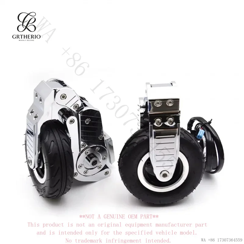 New For Touring Indian BMW K1600 GTL R18 Chrome Steel Motorcycle Landing Gear Auxiliary Stabilizer Training Wheels Parking Br