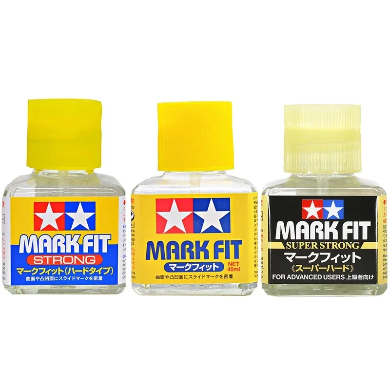 TAMIYA 87102/87135/87205 Mark Fit Super Strong Decal Cement Glue 40ML Decal Solution Softener for Plastic Model Kit DIY Craft