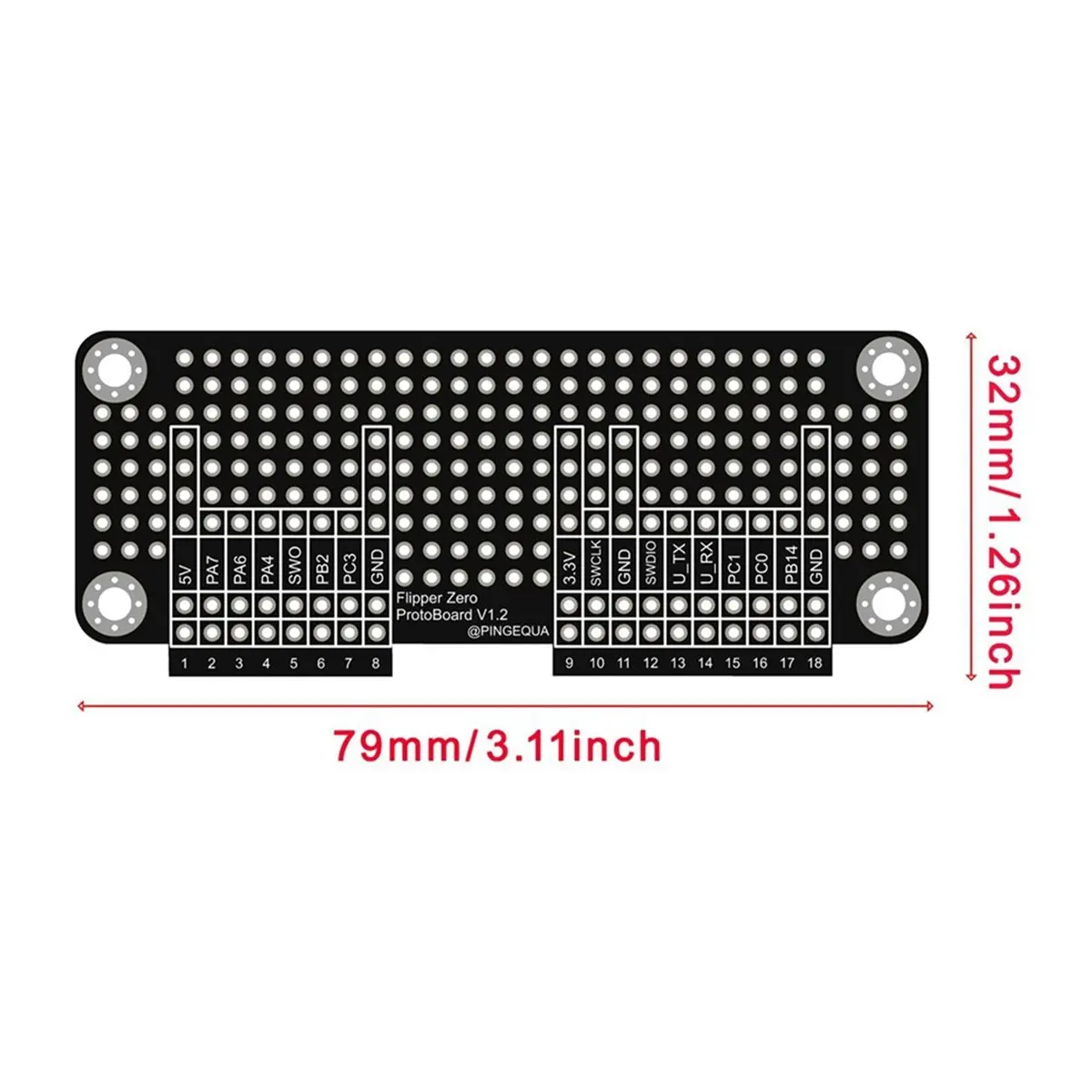 Zero Prototyping Board Kit Breadboard Expansion Set with 1 Large and 2 Small Boards Includes Matching GPIO