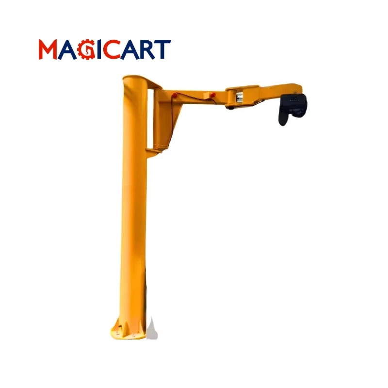 Vertical Lifting Mobile Folding Jib Crane Flexible Working Range Zero Gravity Hoists Folding Arm Balance Crane for Workshop