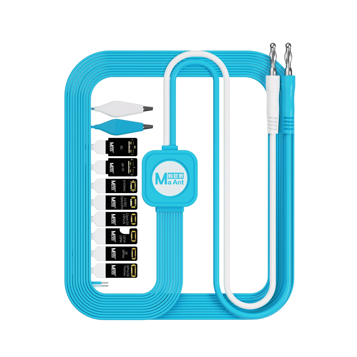 Il cavo di accensione MaAnt FY-03 supporta il nucleo in rame addensato fai-da-te per iPhone 6-16PM Test di riparazione dell'alimentazione Strumento per cavi di accensione