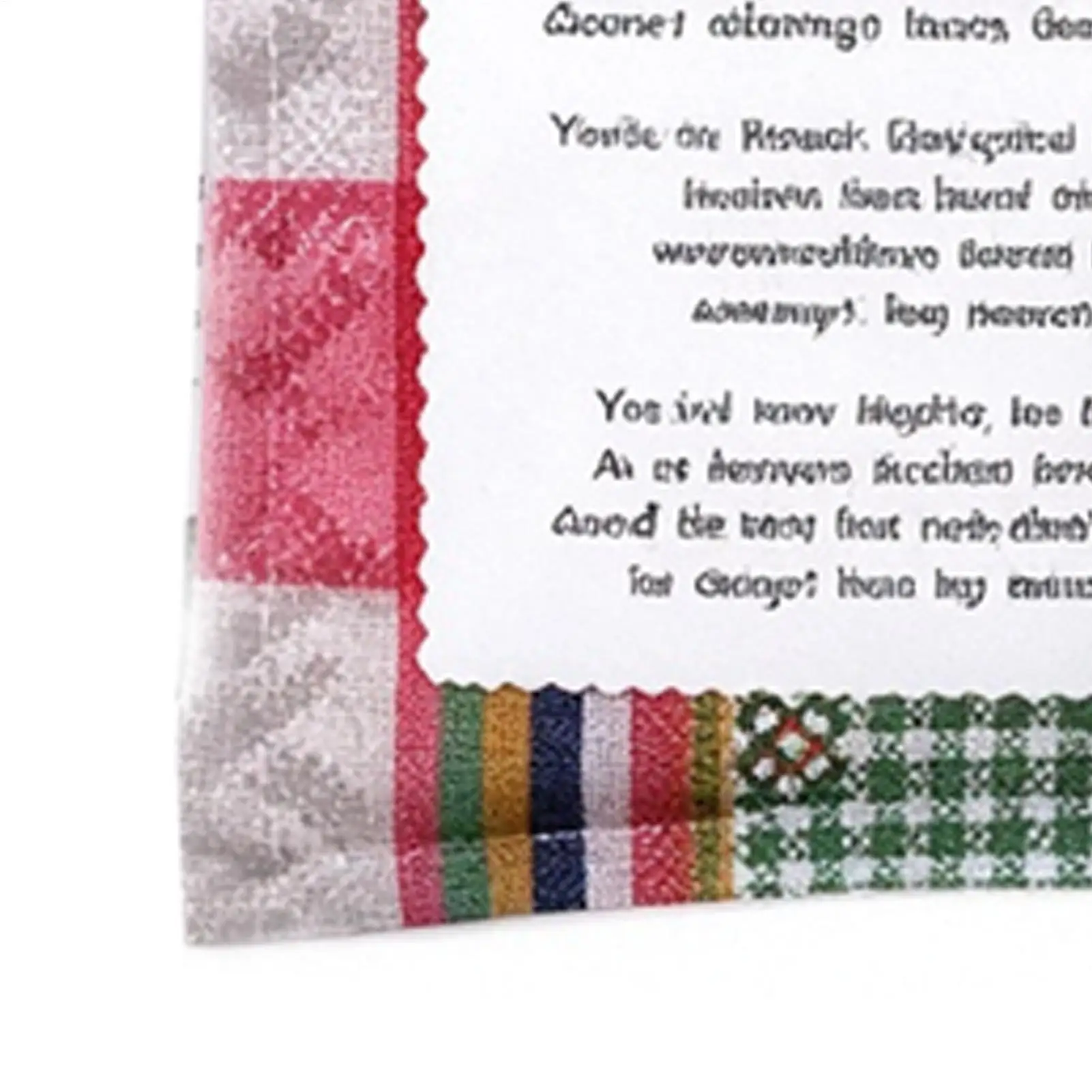 Pocket Prayers Fabric Panel 6 Pack Handmade Scripture Mini Drawstring Bag Inspirational Quilted Pocket Prayer For Christmas
