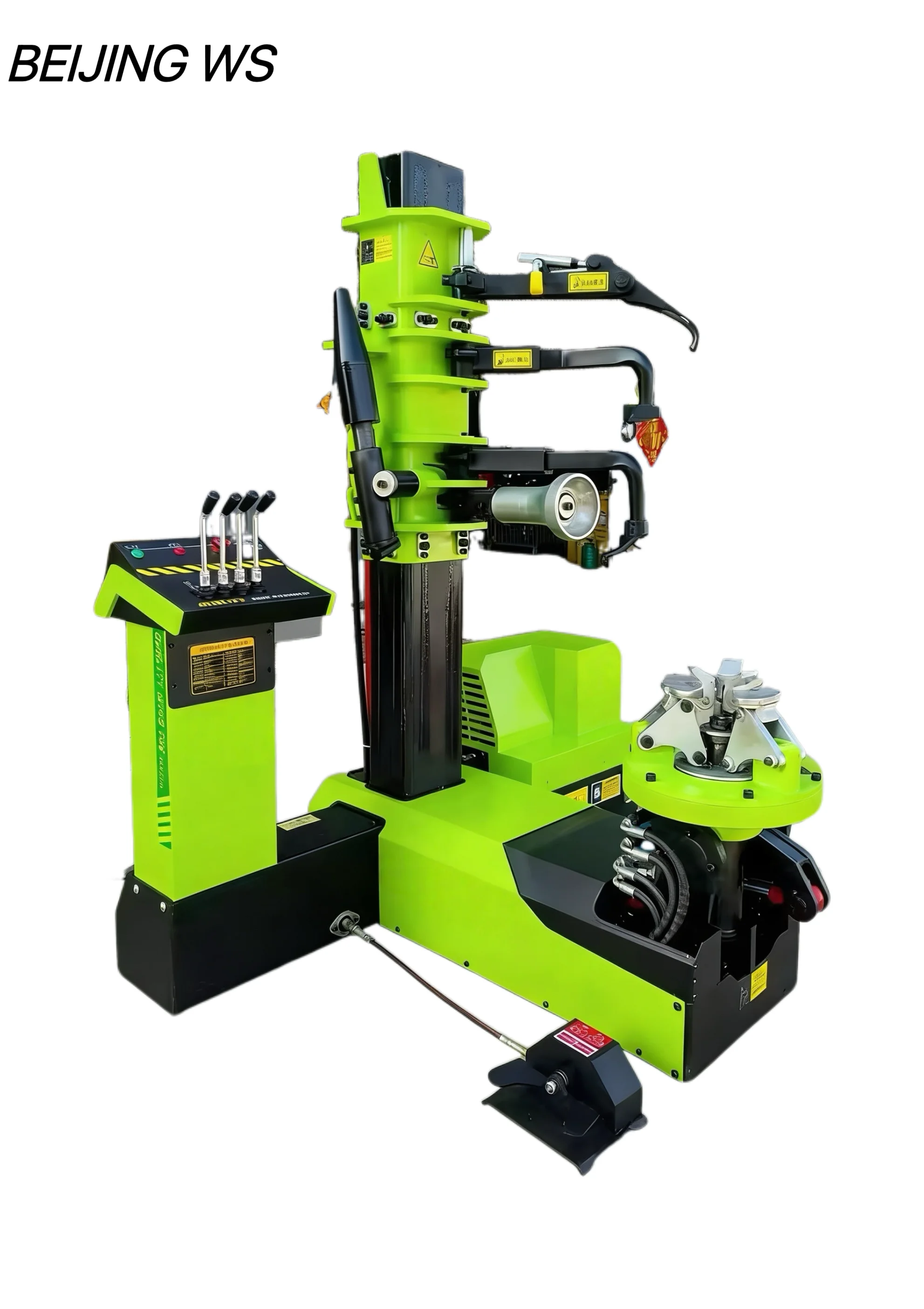 Professional Automatic Tire Changer Truck Tires Dual Assist Arms Anti-Scratch Rim Protection Run-Flat Low-Profile Sturdy