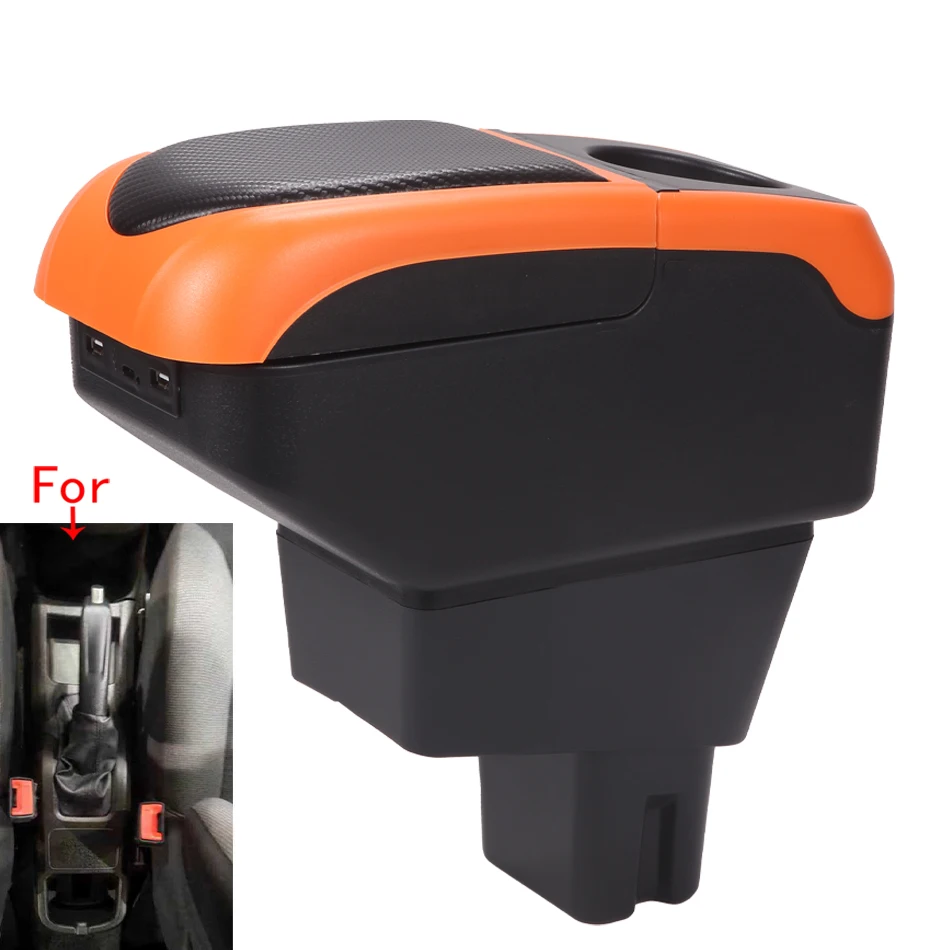 Für Citroen C3 Armlehnenbox für Citroen C3 C4 2025 Auto-Armlehnenbox Zentrale Aufbewahrungsbox Innenraum-Spezial-Armstütze Autoteile