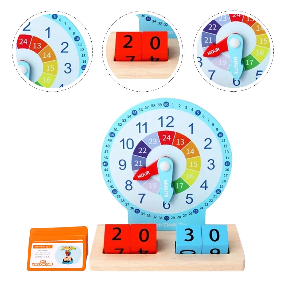 Orologio digitale giocattoli per sussidi didattici per bambini giochi in età prescolare 3-5 apprendimento Puzzle per bambini