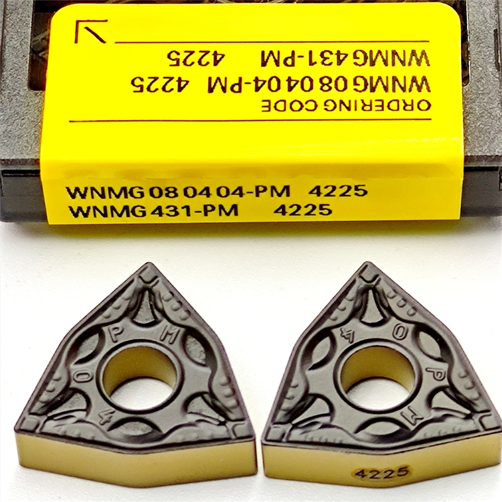 

WNMG080404 WNMG080408 WNMG060408 PM4225 Colorful High Hardness Carbide Tool Hardened Steel Cutting Tool Milling Blade WNMG PM
