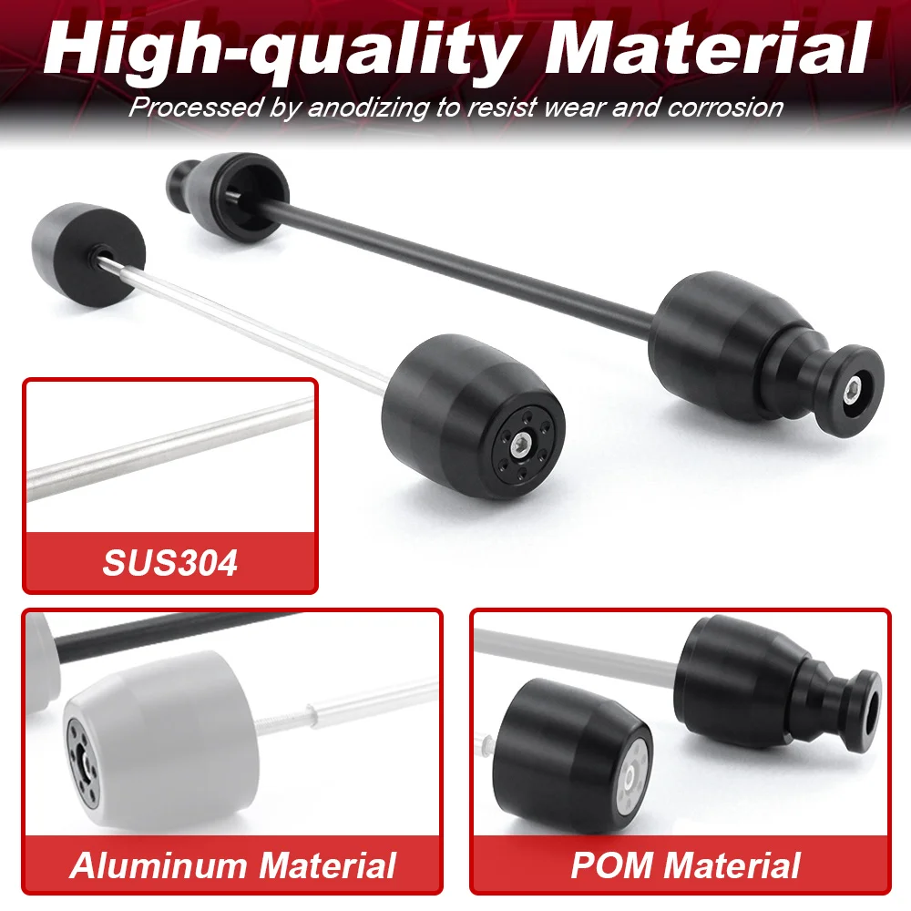 Motorcycle Front or Rear Wheel Axle Fork Crash Sliders Swingarm Spools Sliders 2021 2022 2023 2024 2025 NT1100 NT 1100 For Honda