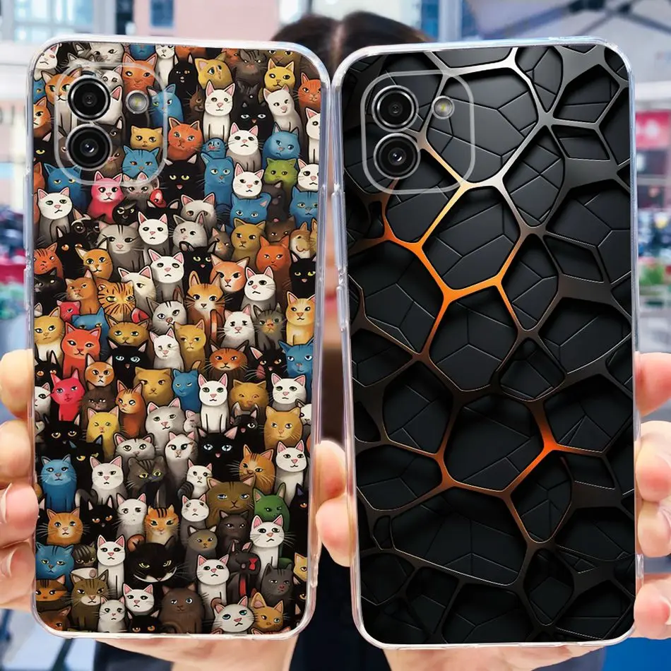 For Samsung Galaxy A03 Phone Case Samsung A03 4G SM-A035F A035M A035G Fashion Cool Pattern Soft Silicone TPU Cases