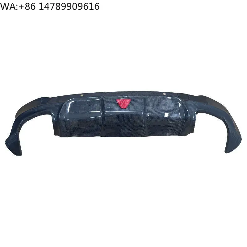 New 3D Design Carbon Fiber Rear Bumper Lip Diffuser with Exhaust Cut-Outs for 2014-2018 X4 F26