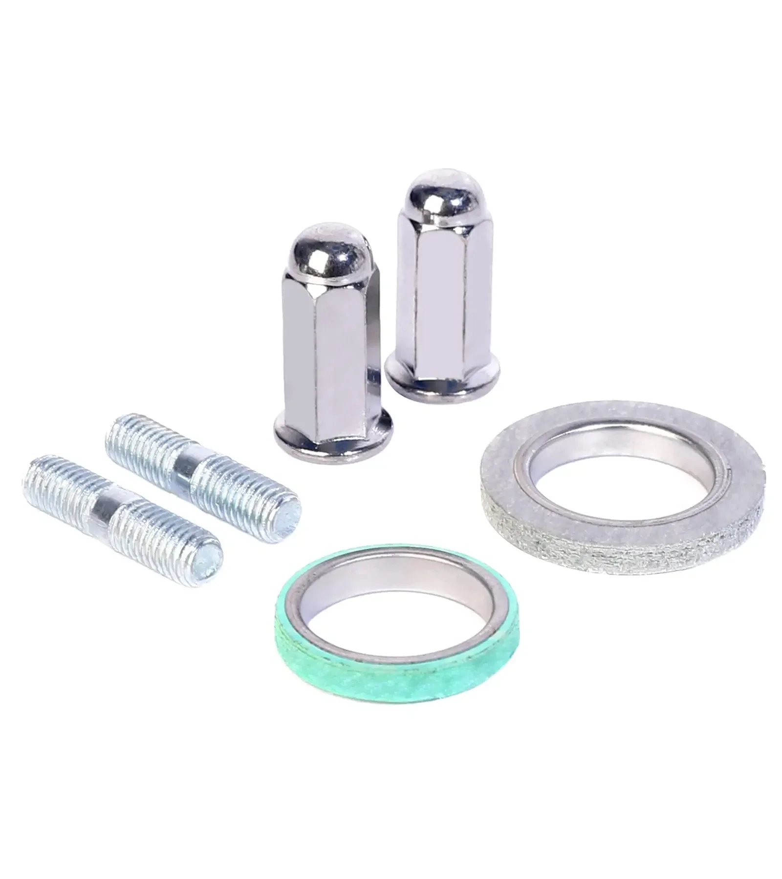 

6PCS Exhaust Bolt 8MM Gasket Kit for Gy6 50cc 125cc 150cc Scooters ATVs Moped Go Karts Taotao Sunl Coolster Jonway Roketa