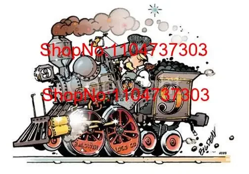 تي شيرت رجالي للأطفال من Steam Engine Locomotive 4089 Dave Deal Lionel Train No 9 ملابس مصممة كلاسيكية قابلة للتنفس كاجوال