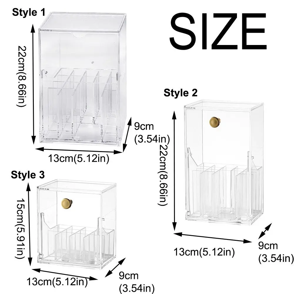 Transparent Makeup Display Rack with Lid Flip-Top Makeup Brushes Holder 17 Slots Portable Cosmetics Tools Organizer Travel