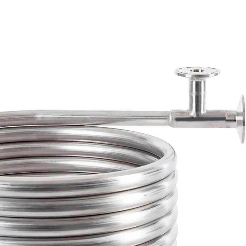 Φ16mm OD50.5mm Countercurrent Cooling Coil Dephlegmator/Distillation Condenser For Homebrew Beer Distillation,Reflux,SS304