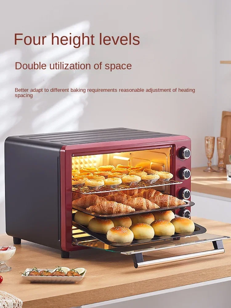 Electric oven large capacity commercial household 70 liters full-function hot air private baking cakes and mooncakes