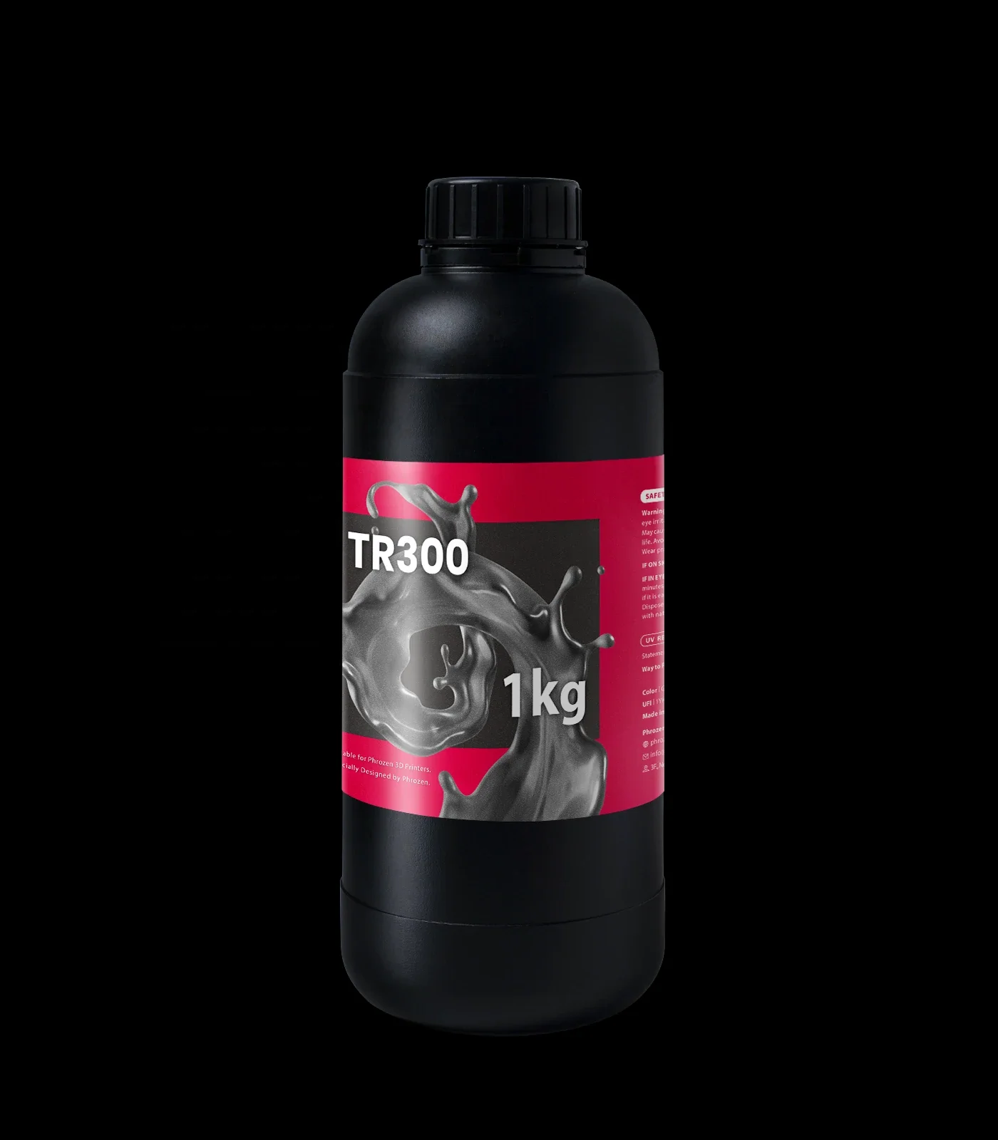 Phrozen Wholesale TR300 Ultra-High Temp Resin 325c 1kg for LCD Resin 3D Printer Creating 3D Printed Parts for Engineering