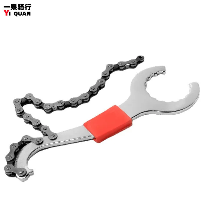 2PCS Three in One Bicycle Axle Tools Integrated Axle Wrench Flywheel Fixed Wrench Tail Hook Wrench