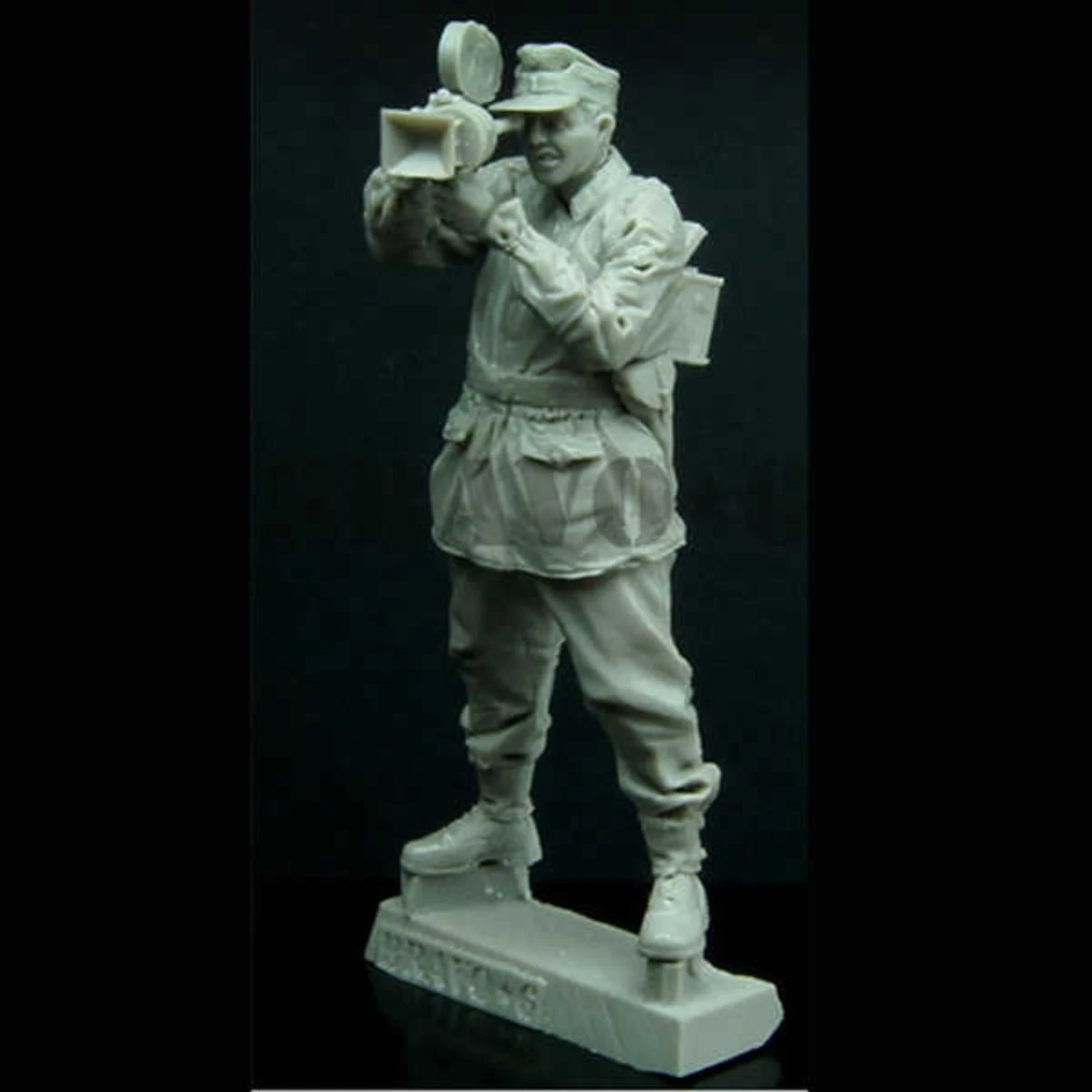 Kit de figurine en résine non peinte, thème militaire, soldat allemand, journaliste de la Seconde Guerre mondiale, non assemblé et non peint, GK, 1/35